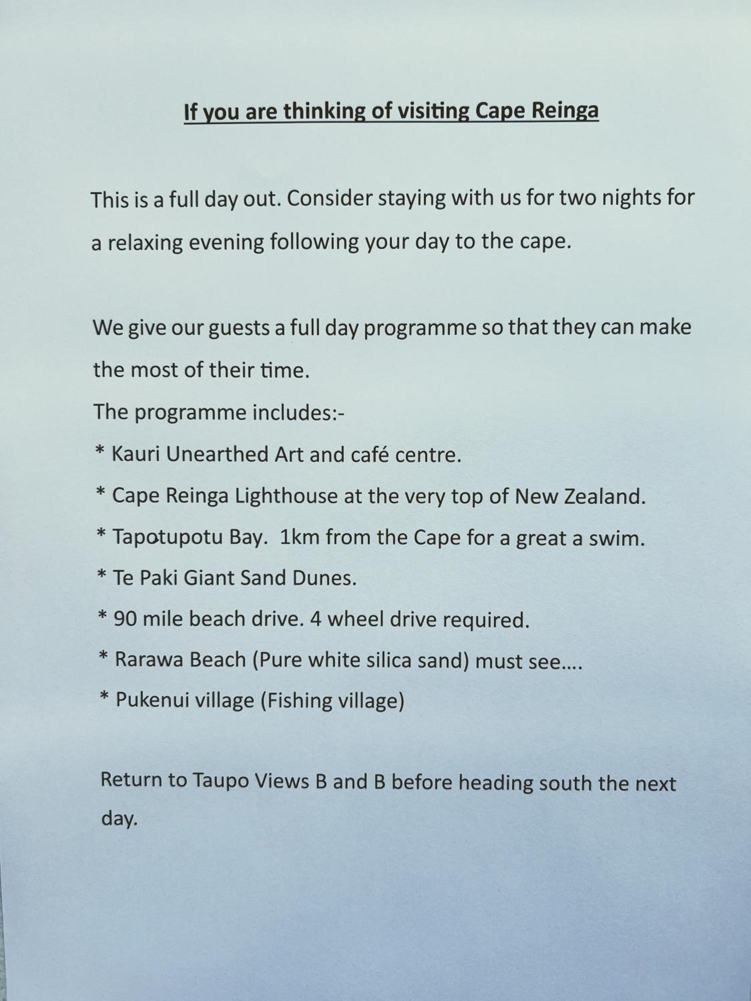Taipa Views Bed & Breakfast Kaitaia Esterno foto